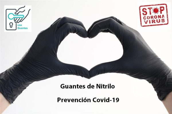 Guantes Nitrilo Desechables · Uso estándar · Caja 100 uds (2)