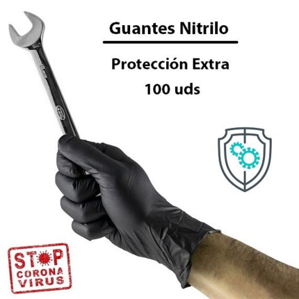 Guantes Nitrilo Desechables · Caja 100 uds