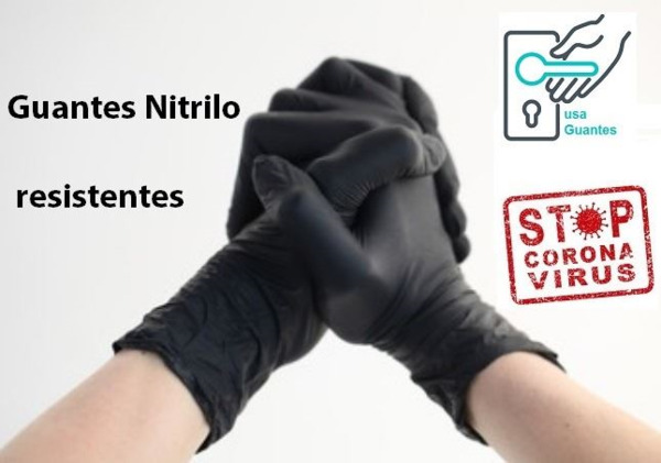 Guantes Nitrilo Desechables · Uso estándar · Caja 100 uds (4)