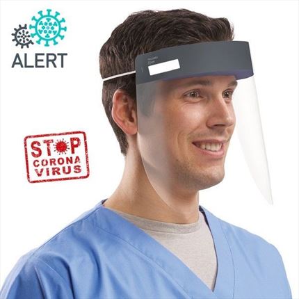 COVID-19 Visera Protectora · Pantalla Facial Basic