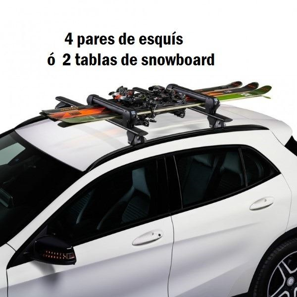 Cruz Ski Rack Dark 4 · Portaesquís · ?24kg