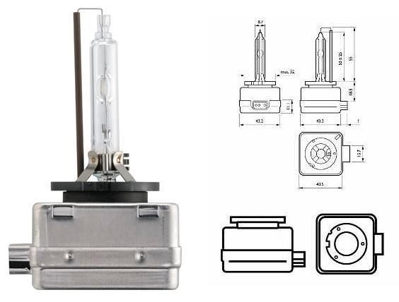 D3S Philips Xenon Vision Lámpara (2)