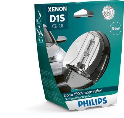 bombilla xenon modelo D1S de la marca philips ultrablue