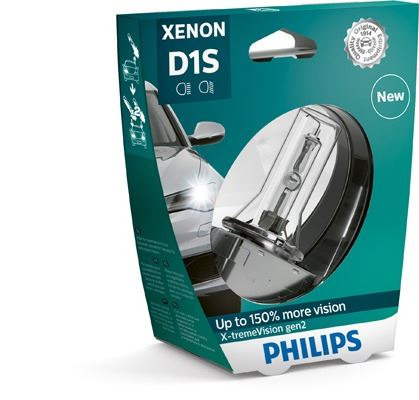 D1S Philips Xenon Xtreme Vision Lámpara +150%