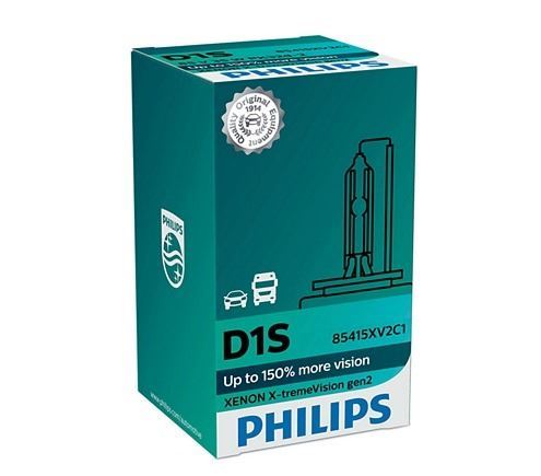 D1S Philips Xenon Xtreme Vision Lámpara +150% (5)