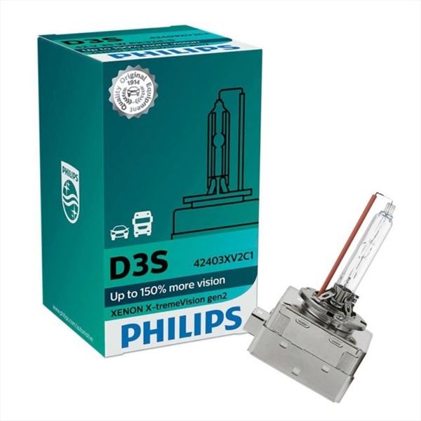 D3S Philips Xenon Xtreme Vision Lámpara +150%