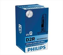D2R Philips Xenon White Vision Lámpara +Blanca Efecto Led