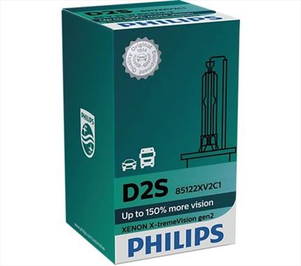 D2S Philips Xenon Xtreme Vision Lámpara +150%