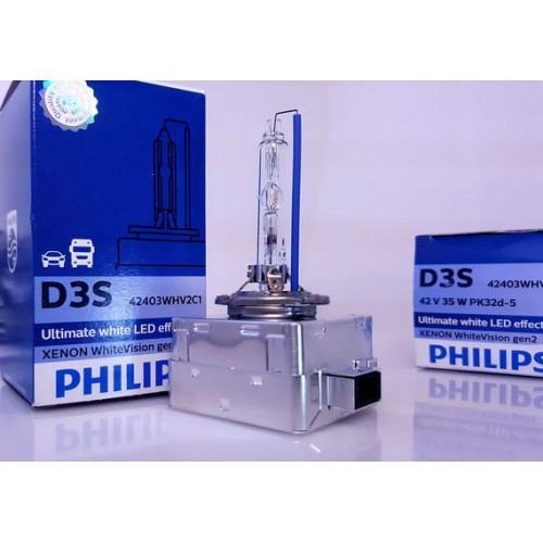 D3S Philips Xenon White Vision Lámpara +Blanca Efecto Led (4)