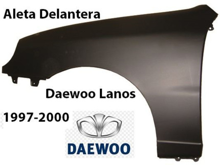 Aleta Delantera Daewoo Lanos 1997-2000. Sin agujero piloto.