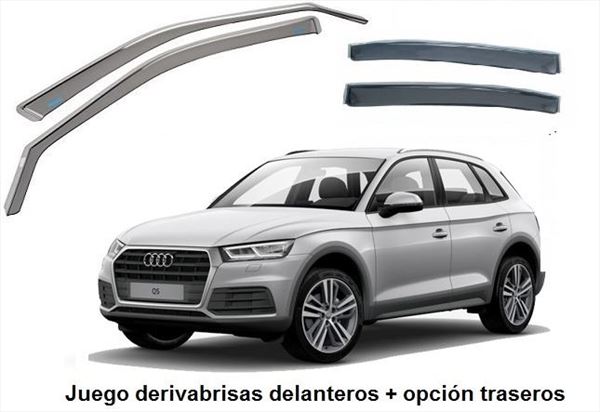 Derivabrisas Audi Q5 II 5 puertas. Modelo desde 2016> · Deflectores de Aire · Juego Delantero