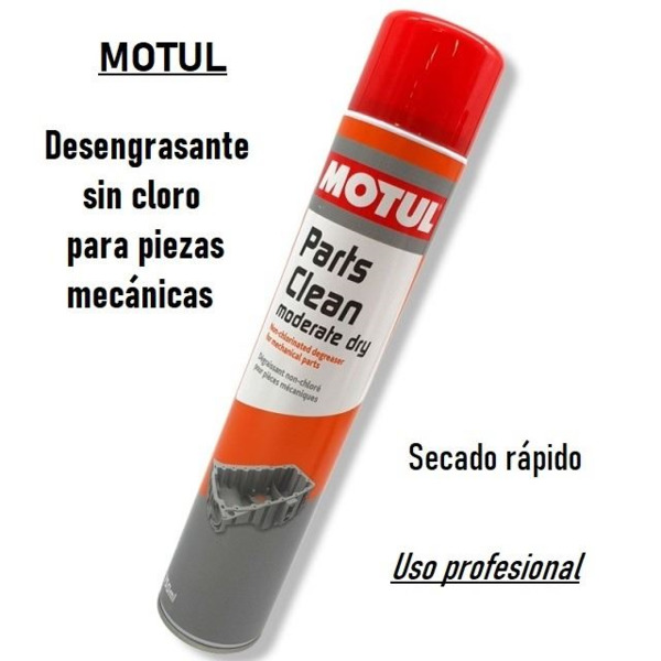 Desengrasante Piezas Mecánicas · Spray Sin Cloro · Motul Parts Clean · 750ml