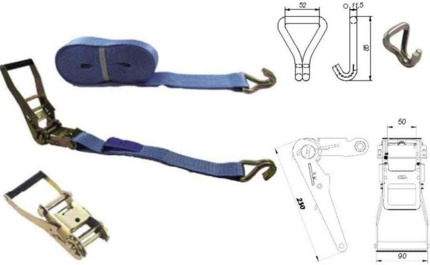 Eslinga para 4000kg. Longitud <9m