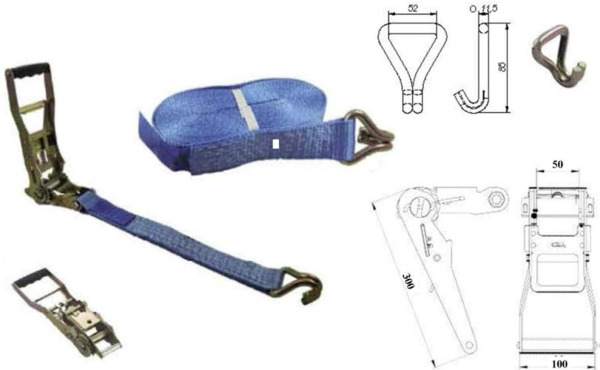 Eslinga Tensor Ergo 5000kg 8,5+0,5m x 5 cm