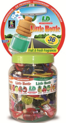 Lote de 36 ambientadores botella varios aromas