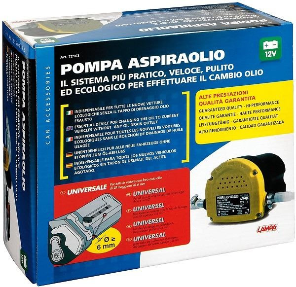 Bomba Extractora de Aceite y Líquidos 60W · Conexión a 12V (3)