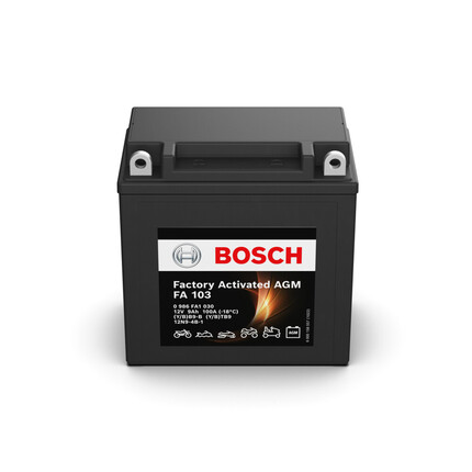FA103 Bosch Batería AGM Moto 9Ah 85A YB9-B
