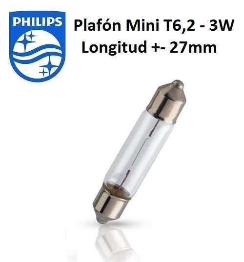 Festoon 3W Philips Lámpara 12V 3W (Plafón)