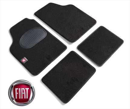 Juego de 4 Alfombras Fiat. Adaptables a medida