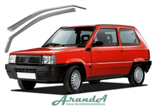 Fiat Panda 2p desde 1986 a 2003 · Deflectores de Aire · Juego Delantero