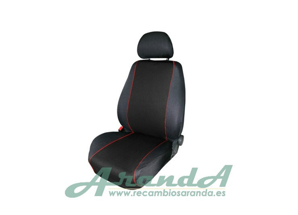 Funda Asiento Individual Color Negro