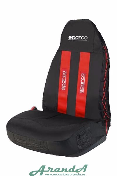 Funda Asiento Individual Roja Sparco