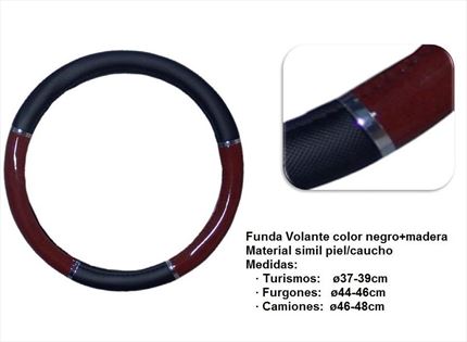 ø37-39 Funda de Volante Polipiel Adaptable. Varios colores