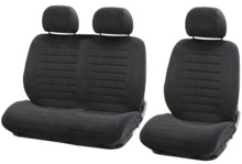 Fundas de Asiento. Especial Furgones 3 Plazas (1+2) Color negro