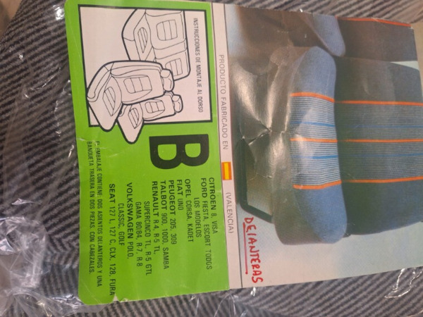 Fundas de asiento para Vehículo Clásico · Textil Elástico (4)