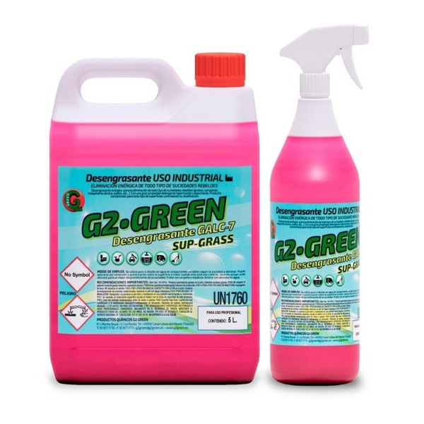 G2Green · Limpiador Multiusos Desengrasante GALC7 · Uso directo