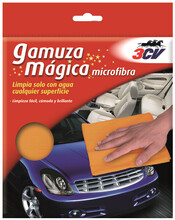 Gamuza Mágica Microfibras 3CV · Limpieza total