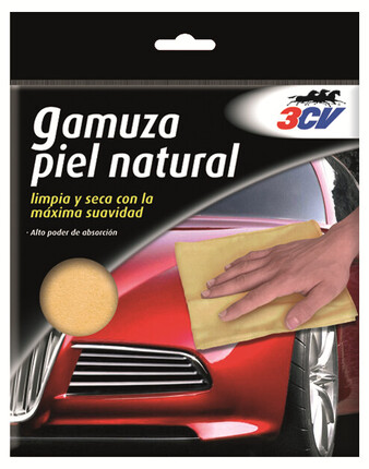Gamuza Piel Natural 35x52cm 3CV