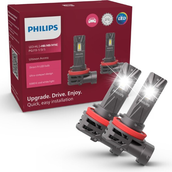 H11 Philips Ultinon Access 6000 · Luz LED · H8/H11/H16