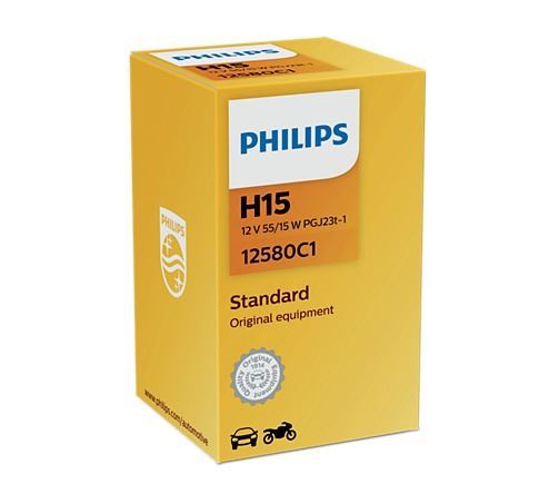 H15 Philips Lámpara Faro 12V 55/15W (2)