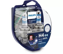 H4 RacingVision GT200 · Lámparas Faros Principales · 12 V  60/55W Philips