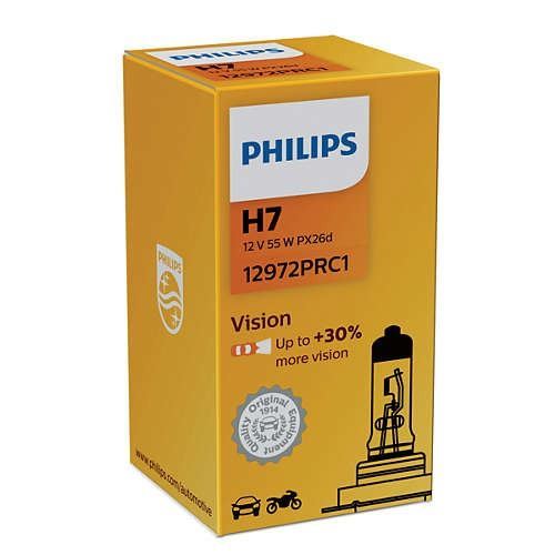 H7 Philips Premium Vision +30% 12V 55W (1)