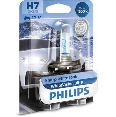 H7 Philips White Vision Ultra · Luz blanca intensa (1)