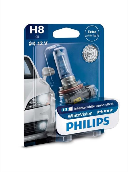 H8 Philips WhiteVision Ef.Xenon 12V 35W