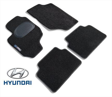 Juego de 4 Alfombras Hyundai. Adaptables a medida
