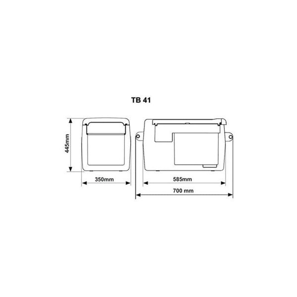 IndelB TB41 Frigorífico Portátil 12/24/230V · Compresor Integrado · Capacidad 40 Litros (3)