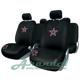 Juego 11 Fundas Asiento Ibiza Estrellas