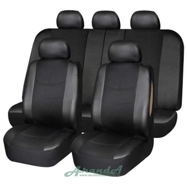 Juego 11 Fundas Asiento Milan Simil Piel