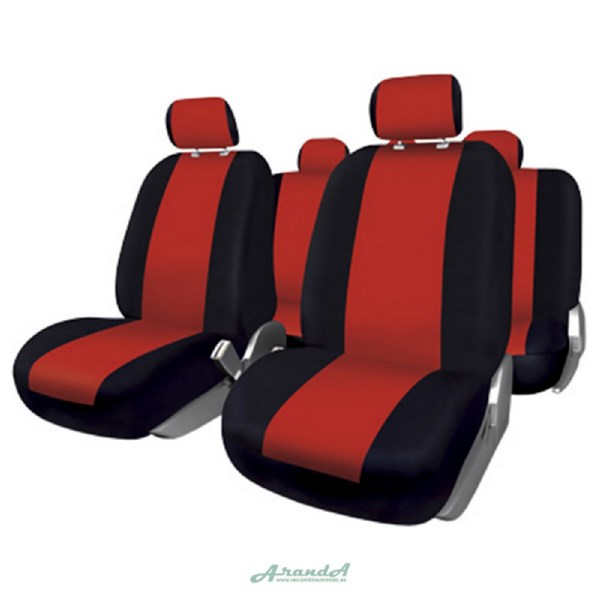 Juego 11 Fundas Asiento Sevilla Rojo