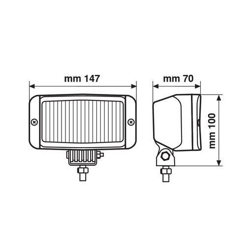 Juego 2 Faros Auxiliares Halógenos 55W + Kit Instalación (2)