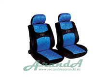 Juego 2 Fundas Delanteras Mecano Azul