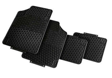 Alfombrillas Coche Goma Negra Ride Recortables