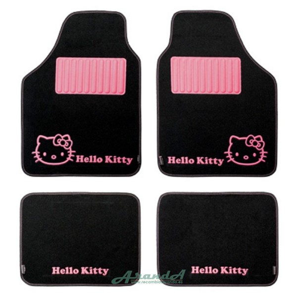 Juego 4 Alfombras Universales Hello Kitty