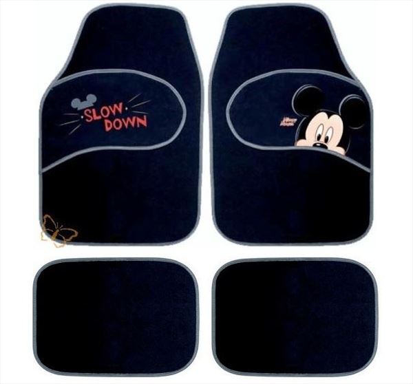 Juego 4 Alfombrillas Coche Mickey Mouse · Disney (1)