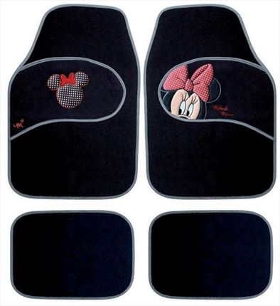 Juego 4 Alfombrillas Coche Minnie Mouse · Disney
