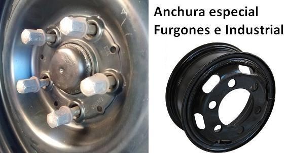 Juego 4 Tapacubos · Ancho Especial para Furgones (1)